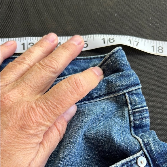 Athleta SculpTek Flare Cut Blue Jeans 16 - Picture 3 of 8